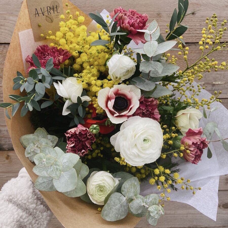 Bouquet de fleurs fraîches et de saison Fleuriste Rennes