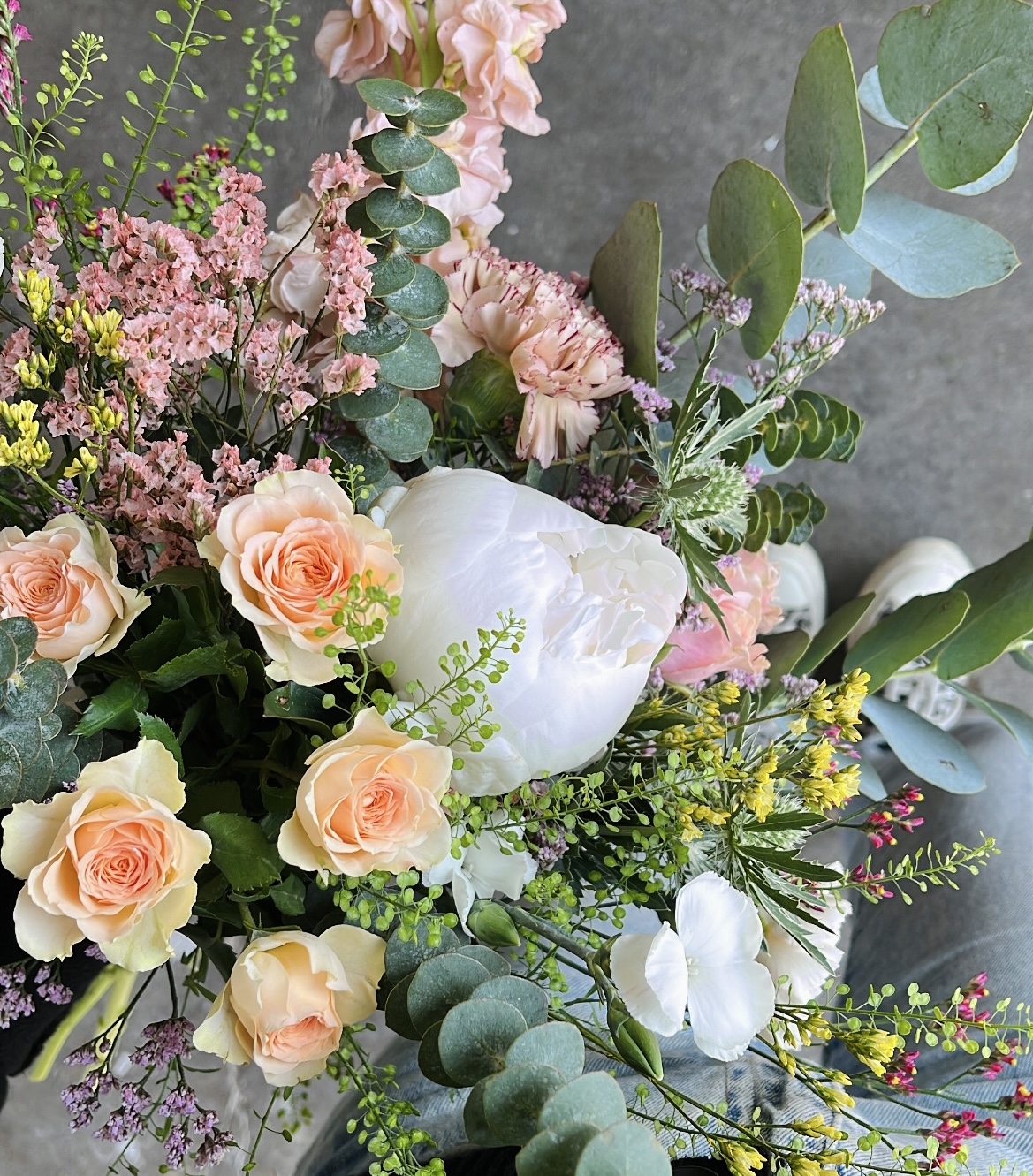 Bouquet de fleurs fraiches fête des mères