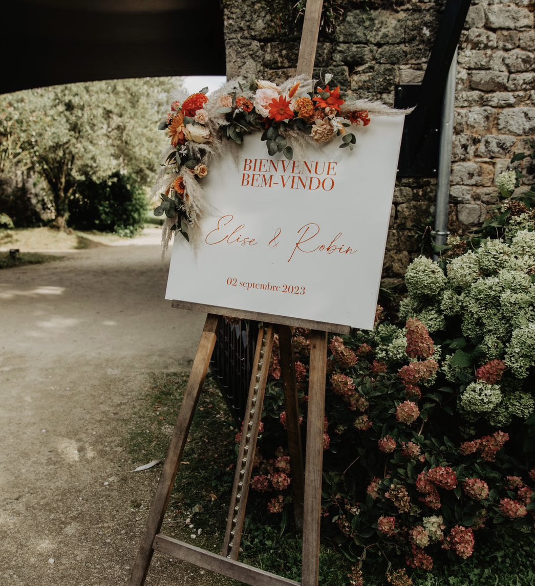 Panneau de bienvenue Panneau de bienvenue Mariage