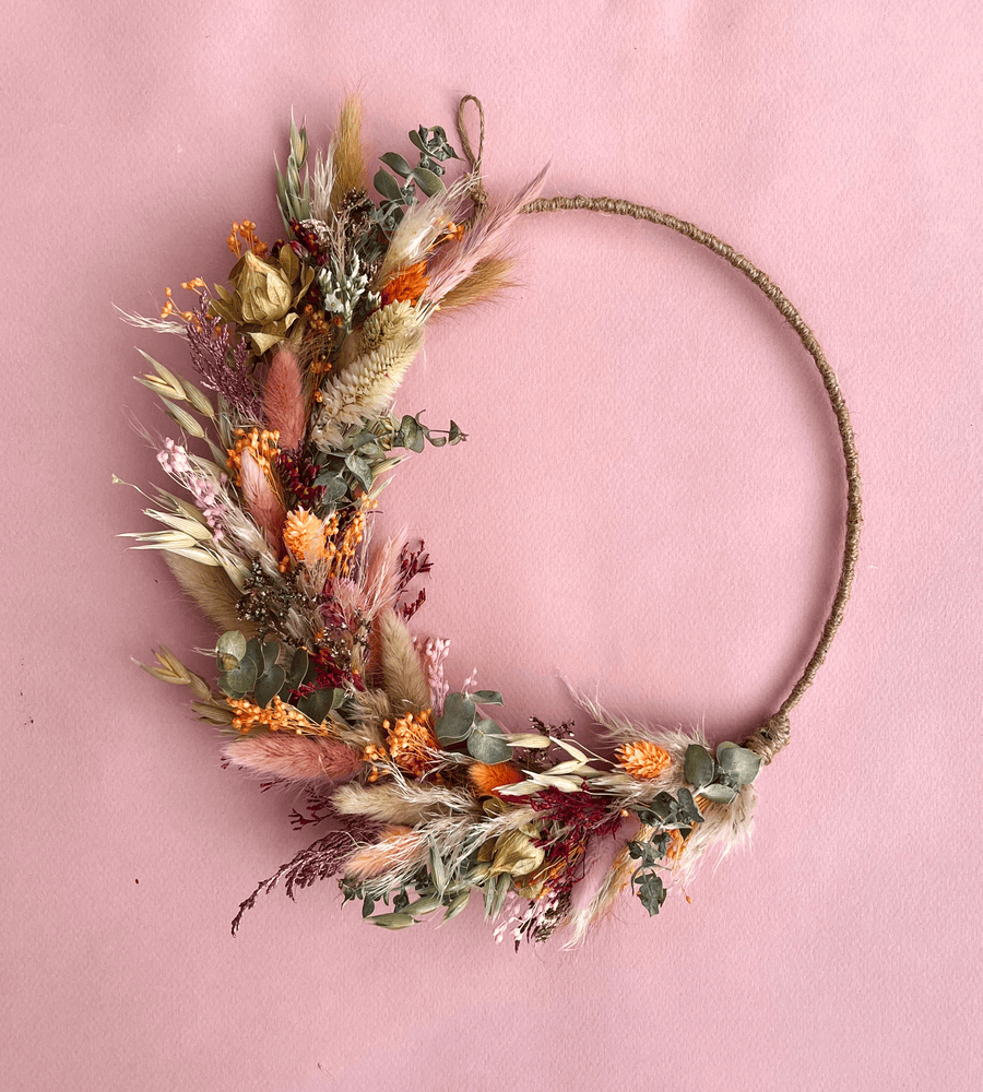 Couronne fleurs sechees Romy