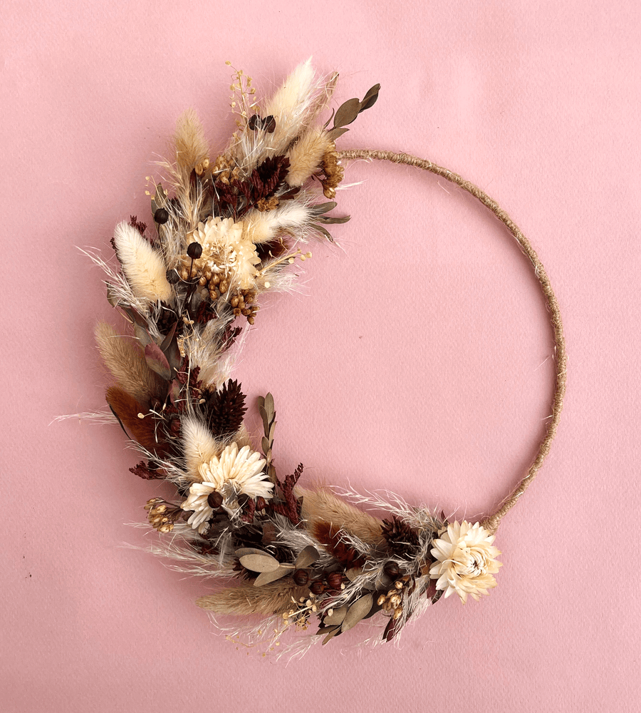 Couronne fleurs sechees Ugo